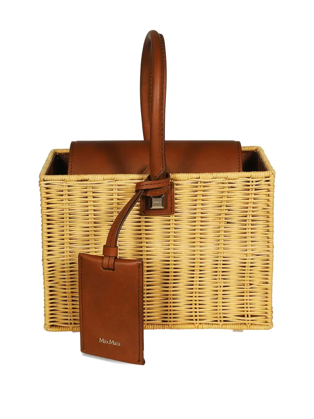 Max Mara raffia tote bag Beige
