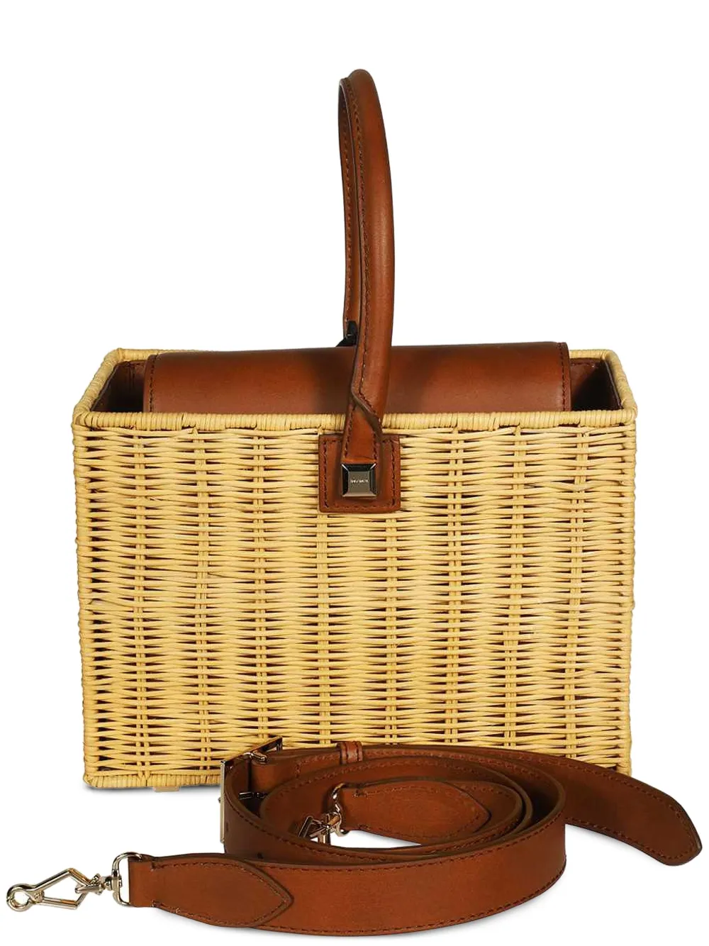 Max Mara raffia tote bag Beige