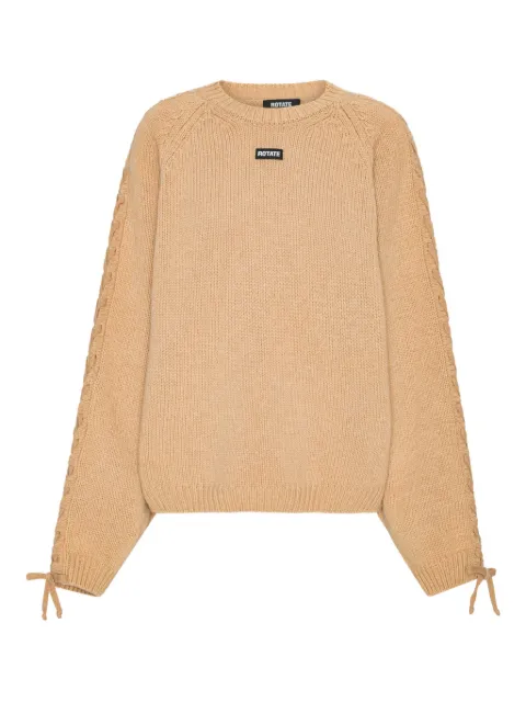 ROTATE BIRGER CHRISTENSEN round-neck long-sleeve sweater