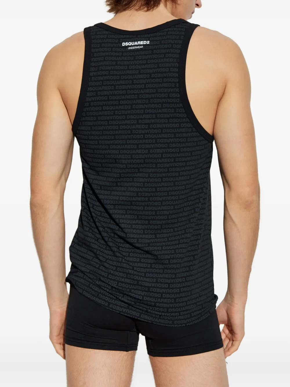 Dsquared2 Logo-print Tank Top In Multi