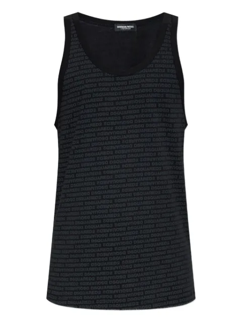 DSQUARED2 logo-print tank top