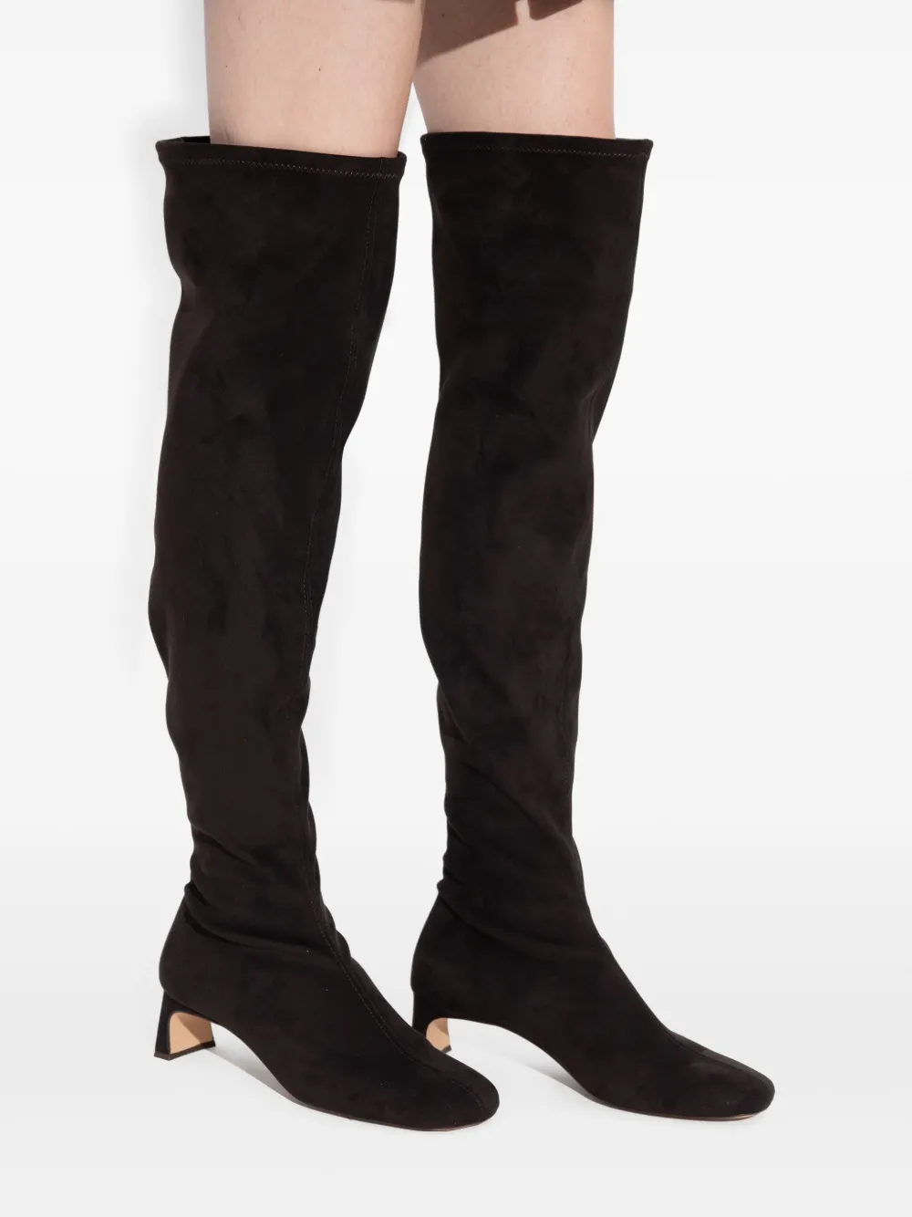 Odissì 50 mm suède overknee laarzen Bruin