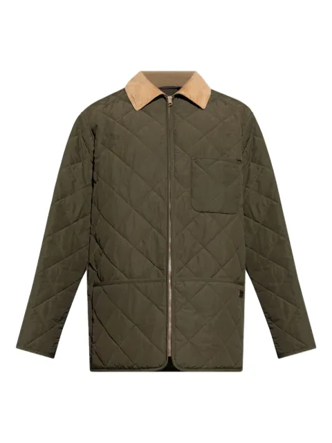 Bally diamond-quilted jacket