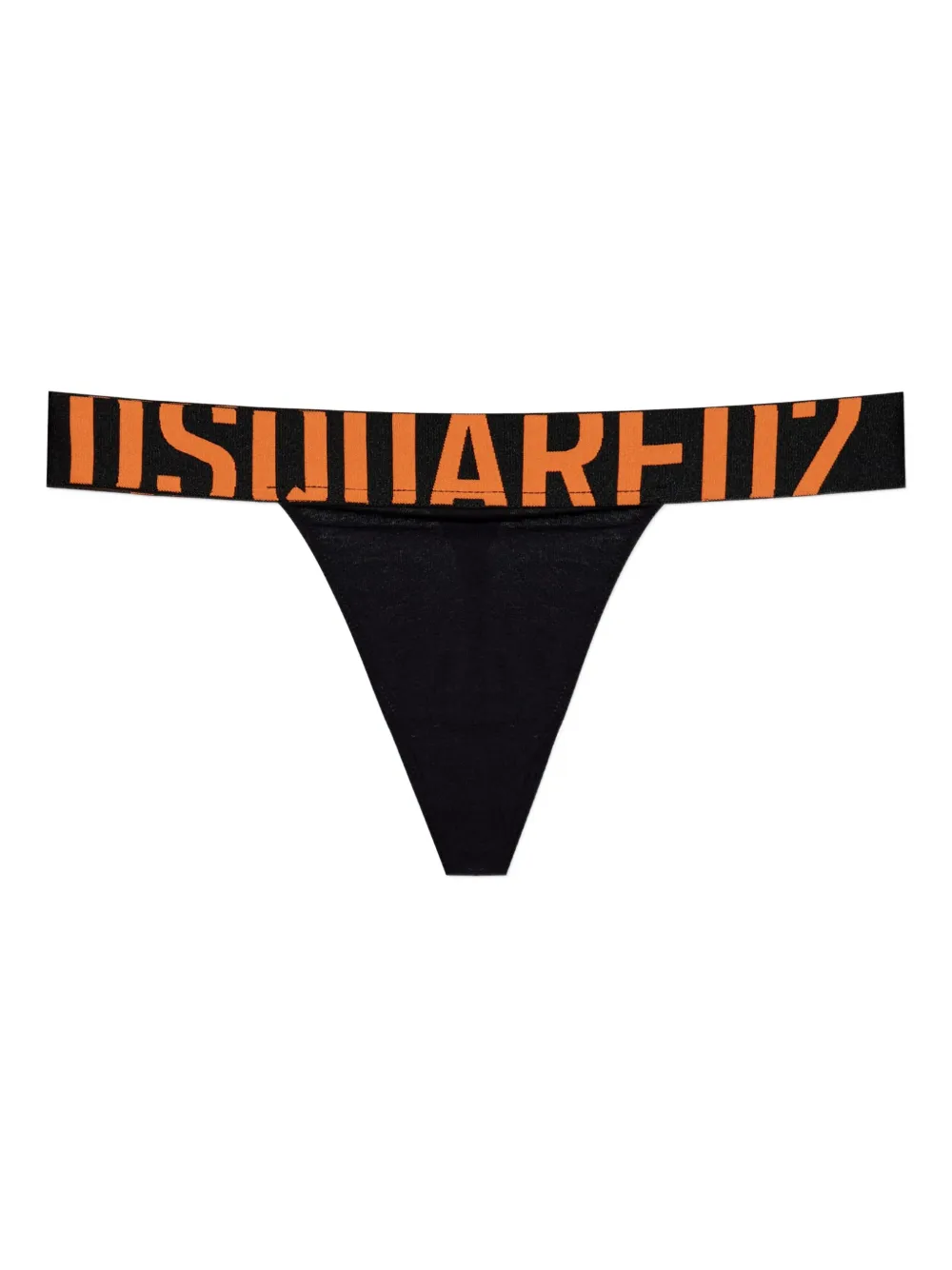 DSQUARED2 logo-band thong Zwart