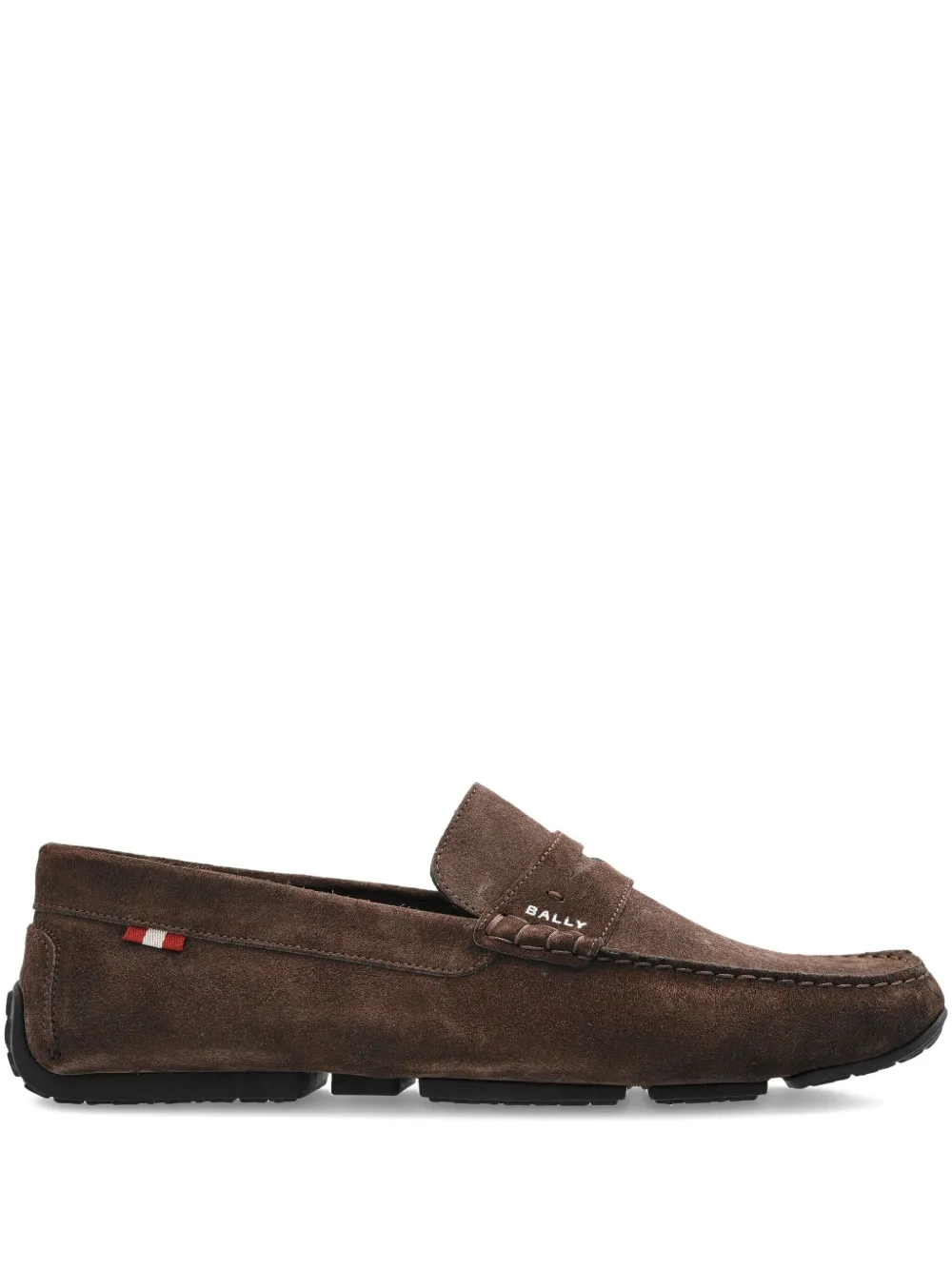 Bally suede-leather loafers Brown