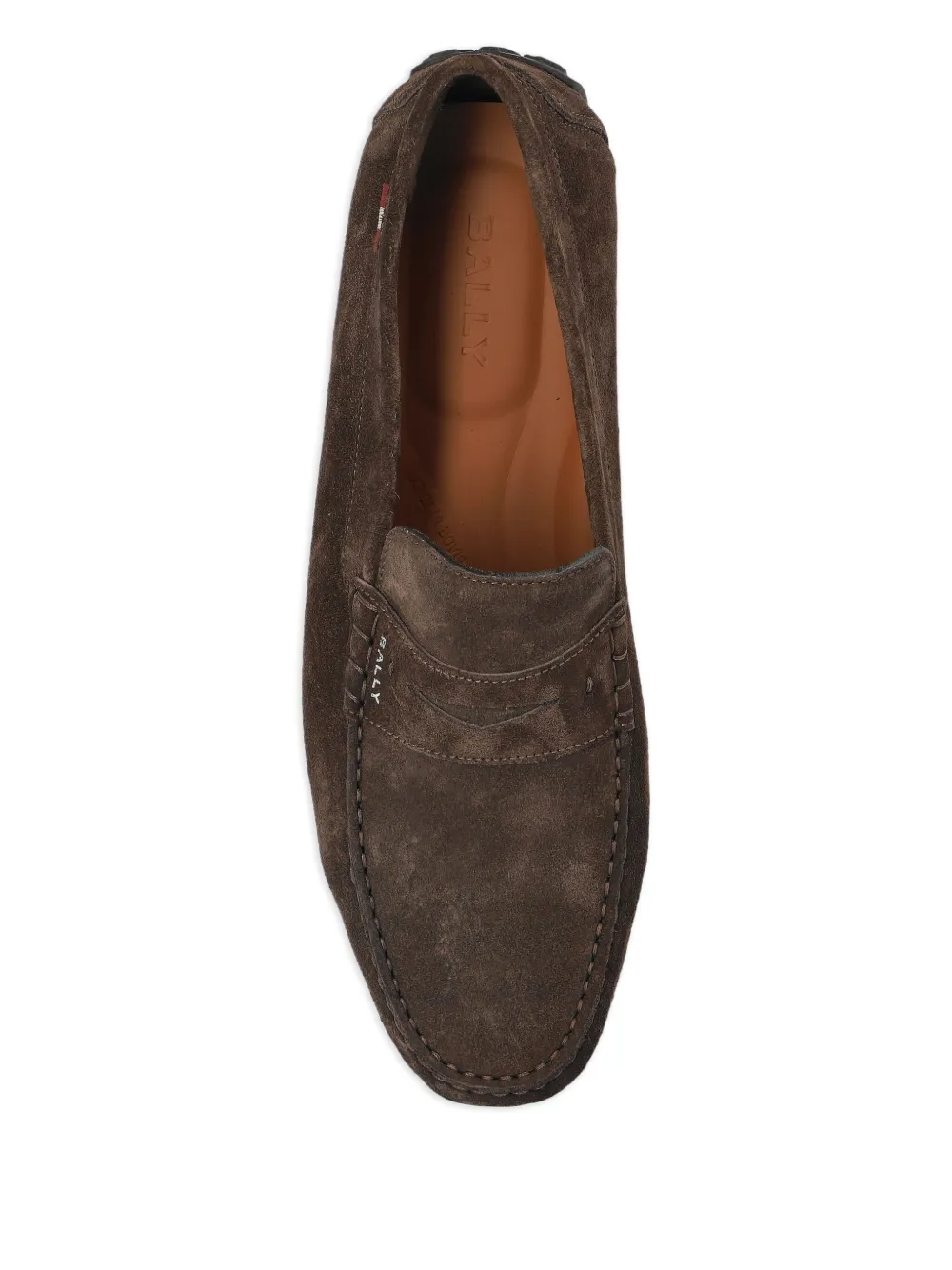 Bally suede-leather loafers Brown