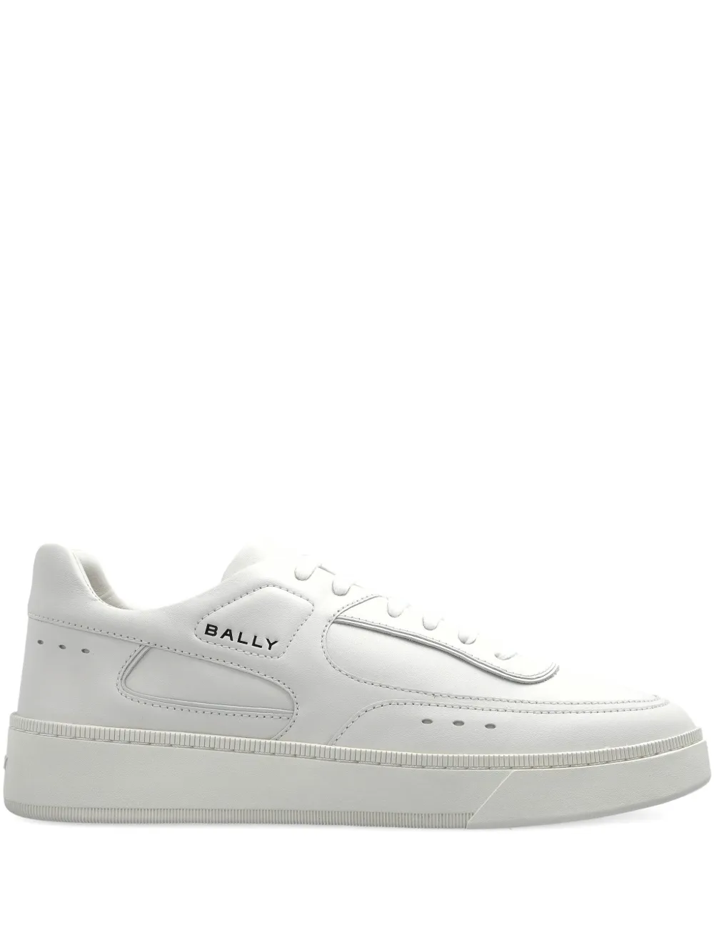 Bally leather panel sneakers White
