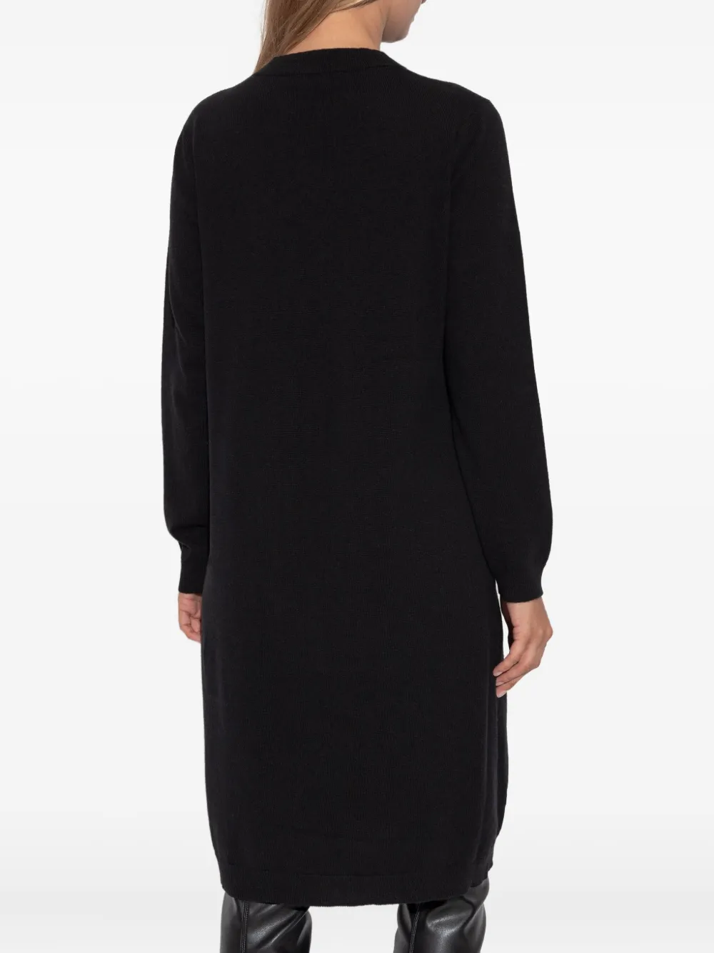 Fabiana Filippi wool mini dress Zwart