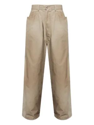 Maison Margiela x Pendleton チェック パンツ | ブラウン | FARFETCH JP