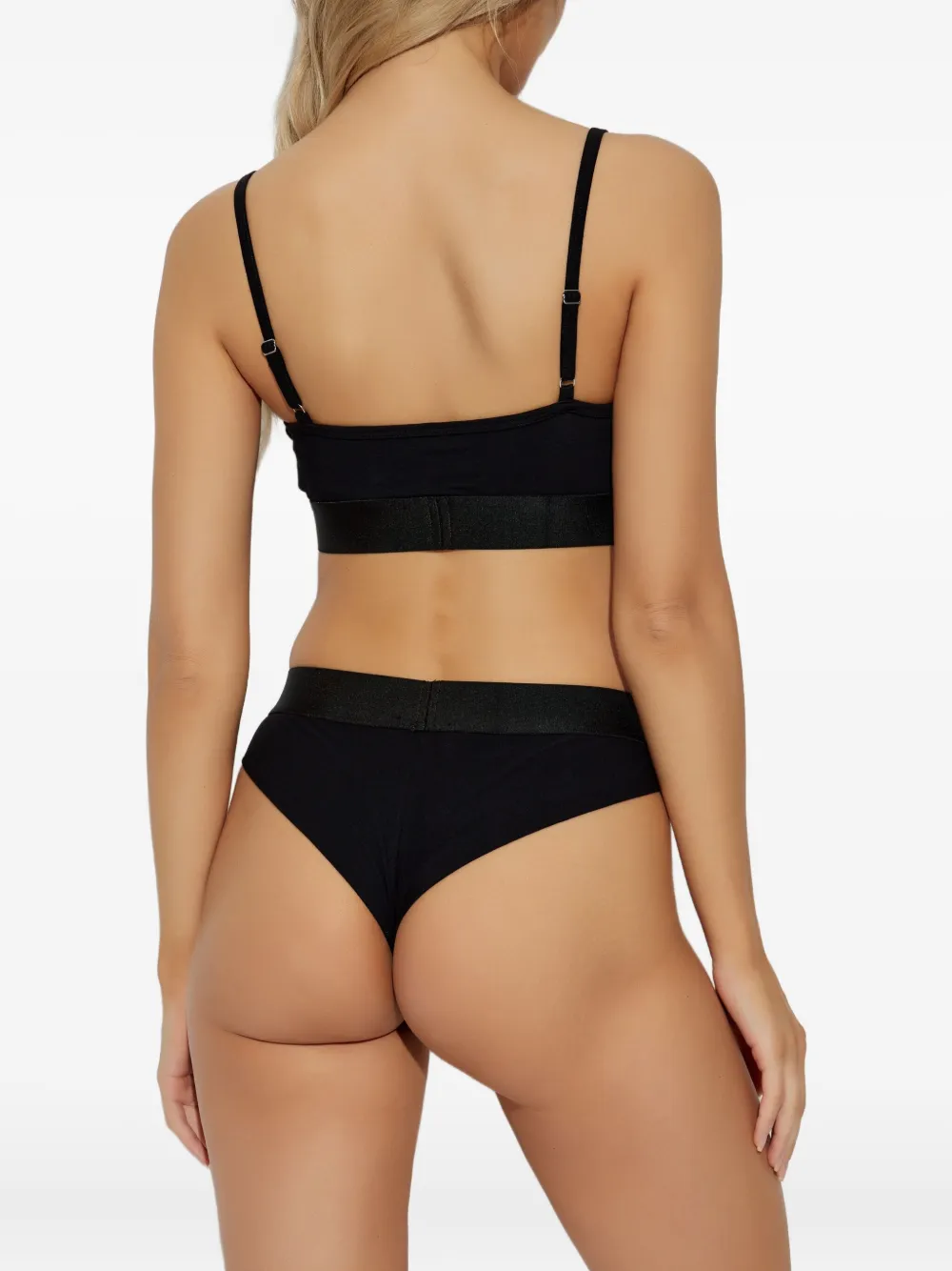 DSQUARED2 Slip met logoband Zwart