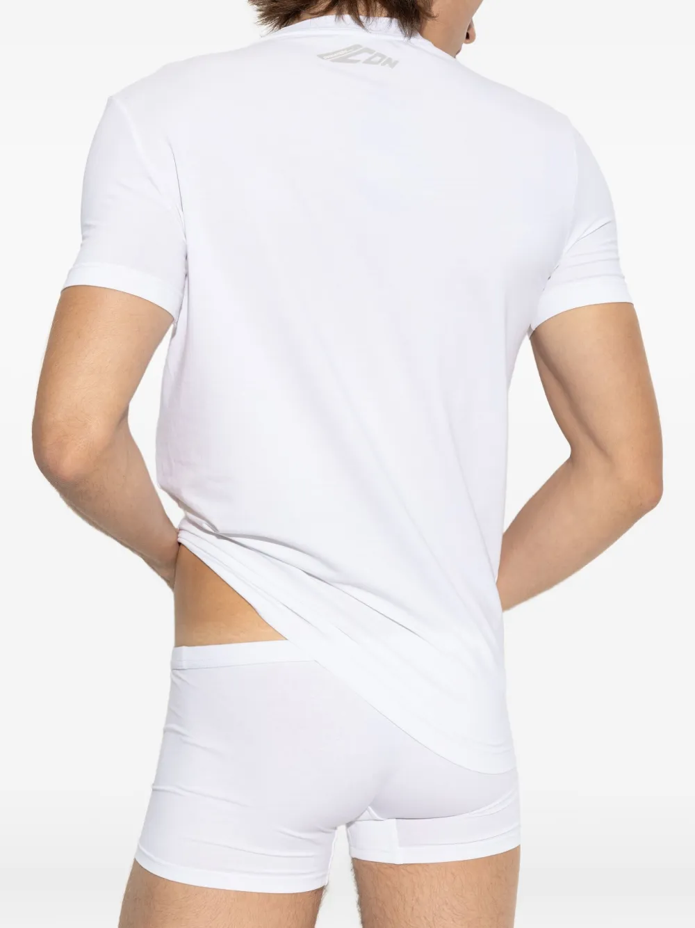 DSQUARED2 T-shirt met logo Wit