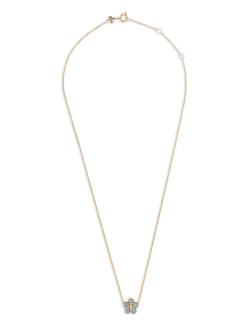 Tory Burch floral-embellished necklace | Gold | Image 1