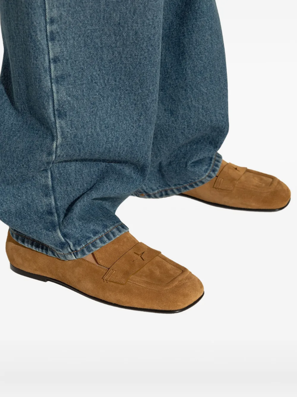 Nodaleto Suede Leather Loafers
