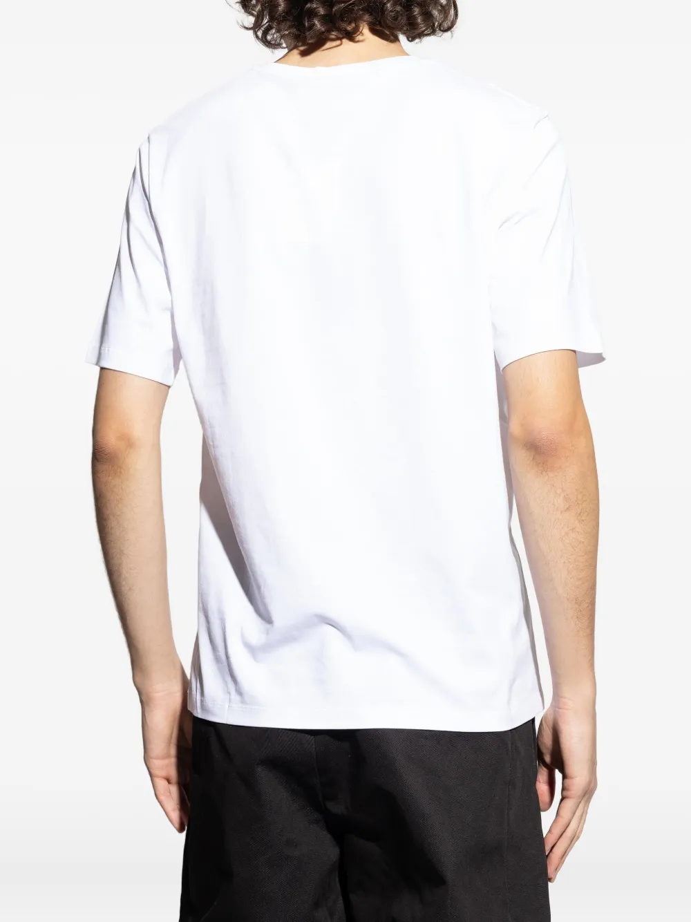 Bally crest-embroidered T-shirt Wit