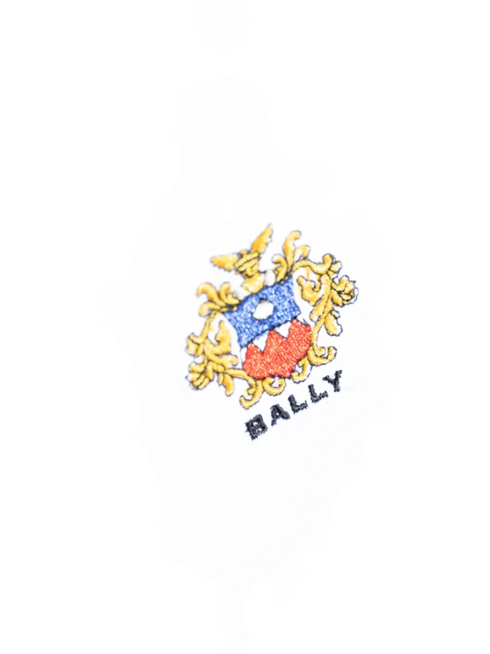 Bally crest-embroidered T-shirt Wit