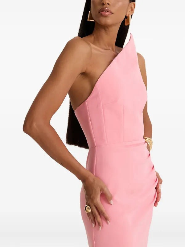 blush asymmetrical dress asymmetrical midi dress