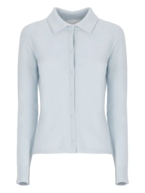 Vanisè collared buttoned cardigan