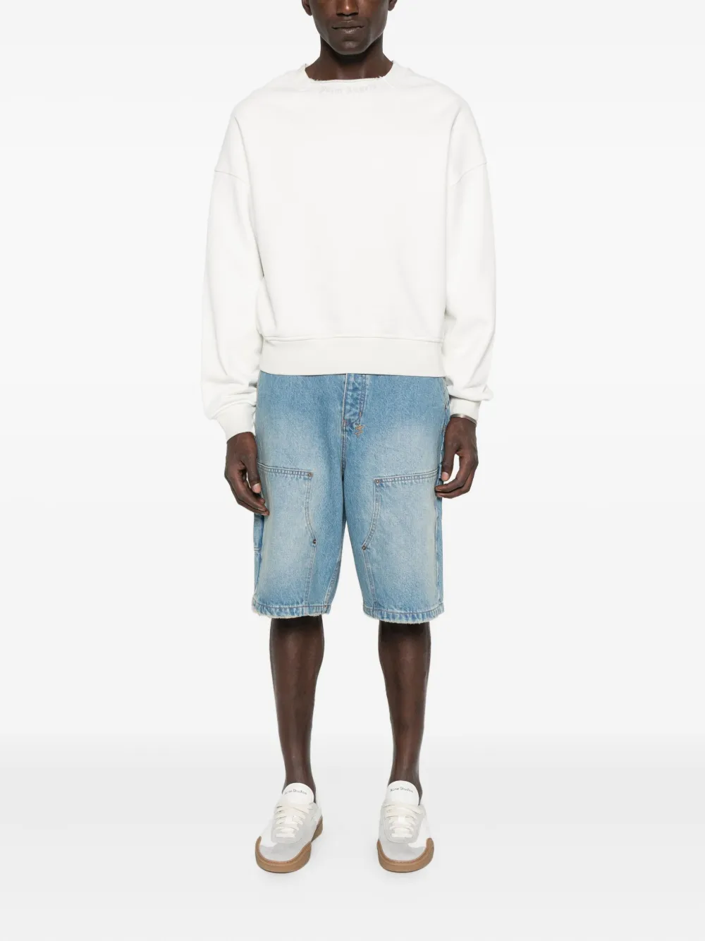Palm Angels Sweater met ronde hals - Wit