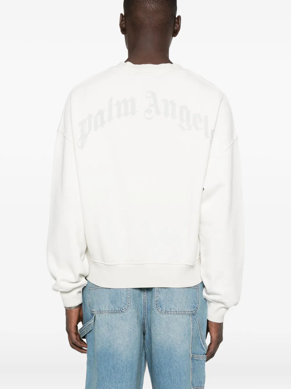 Palm Angels Sweater met ronde hals Wit