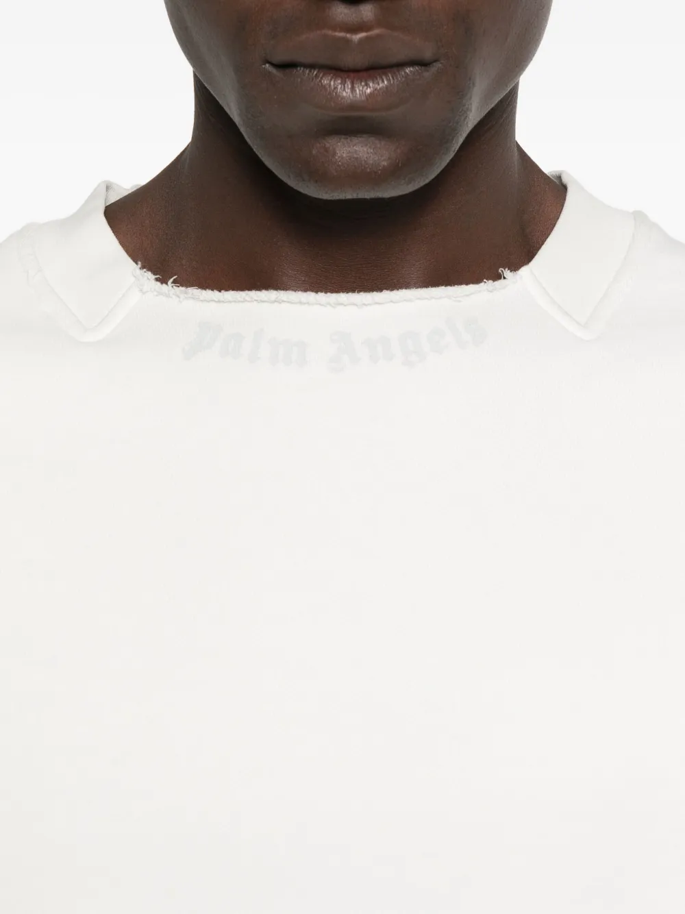 Palm Angels Sweater met ronde hals Wit