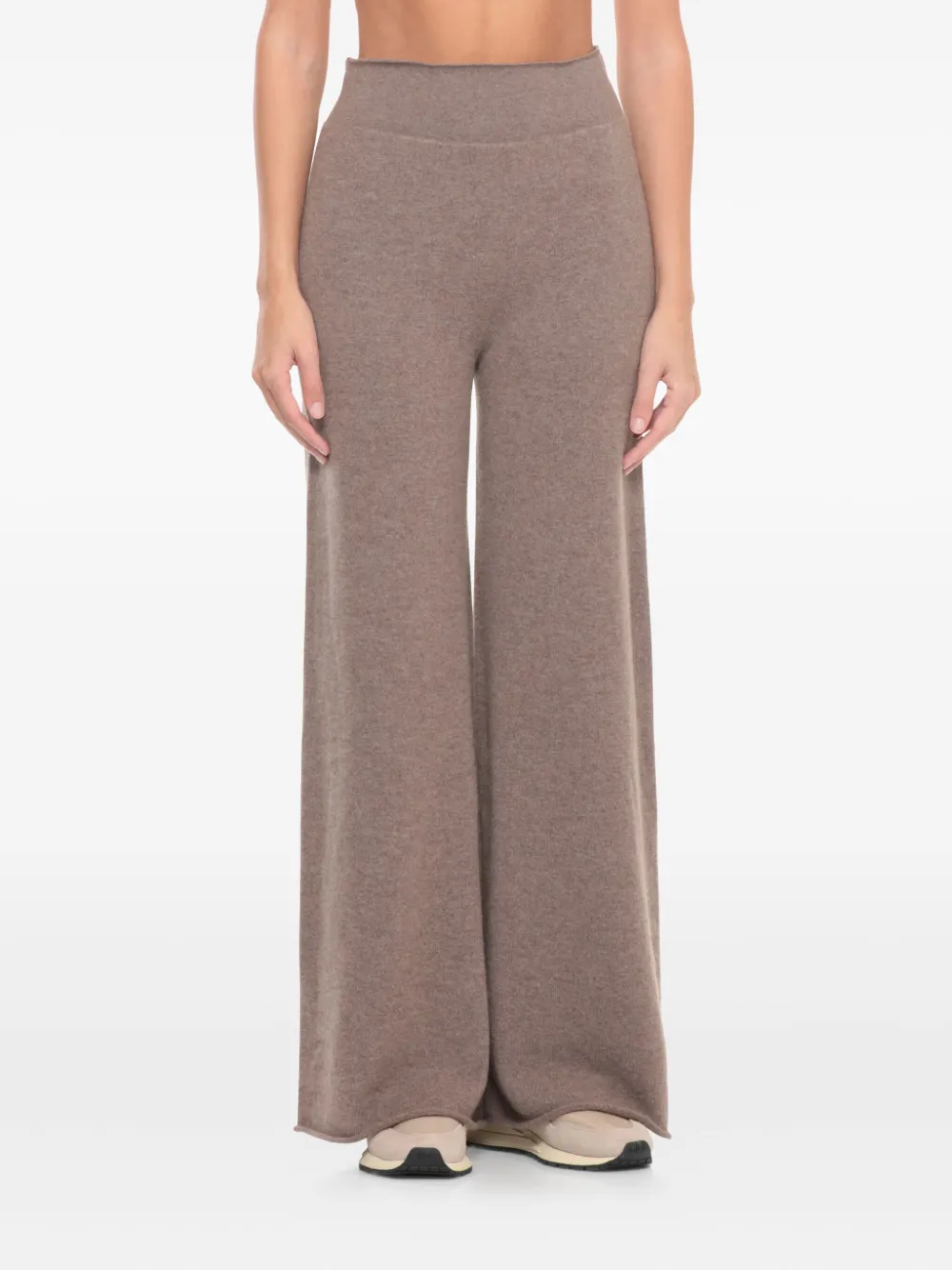 Vanisè elasticated-waistband trousers - Bruin