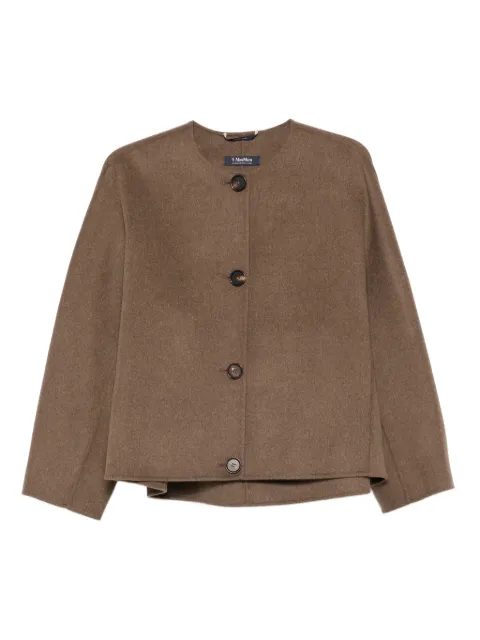 'S Max Mara button-front virgin-wool jacket