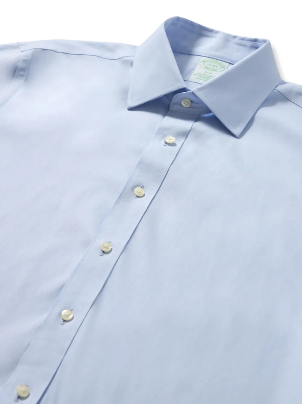 Brooks Brothers Oxford overhemd met Ainsley-kraag - Blauw