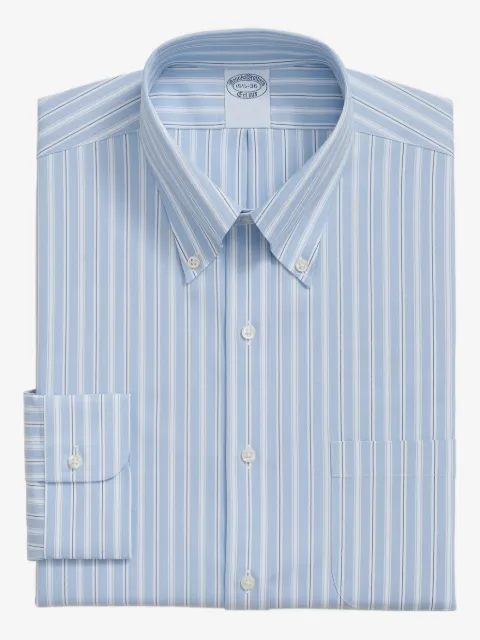 Brooks Brothers Gestreiftes Pinpoint Hemd