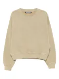 Palm Angels crew-neck cotton sweatshirt - Green