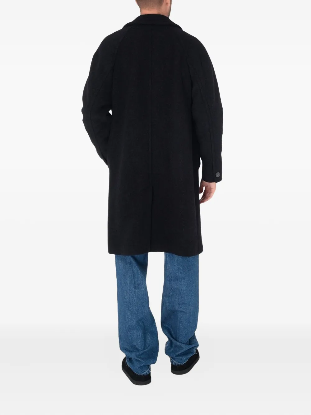 A.P.C. Gaston jas met knoopsluiting Zwart
