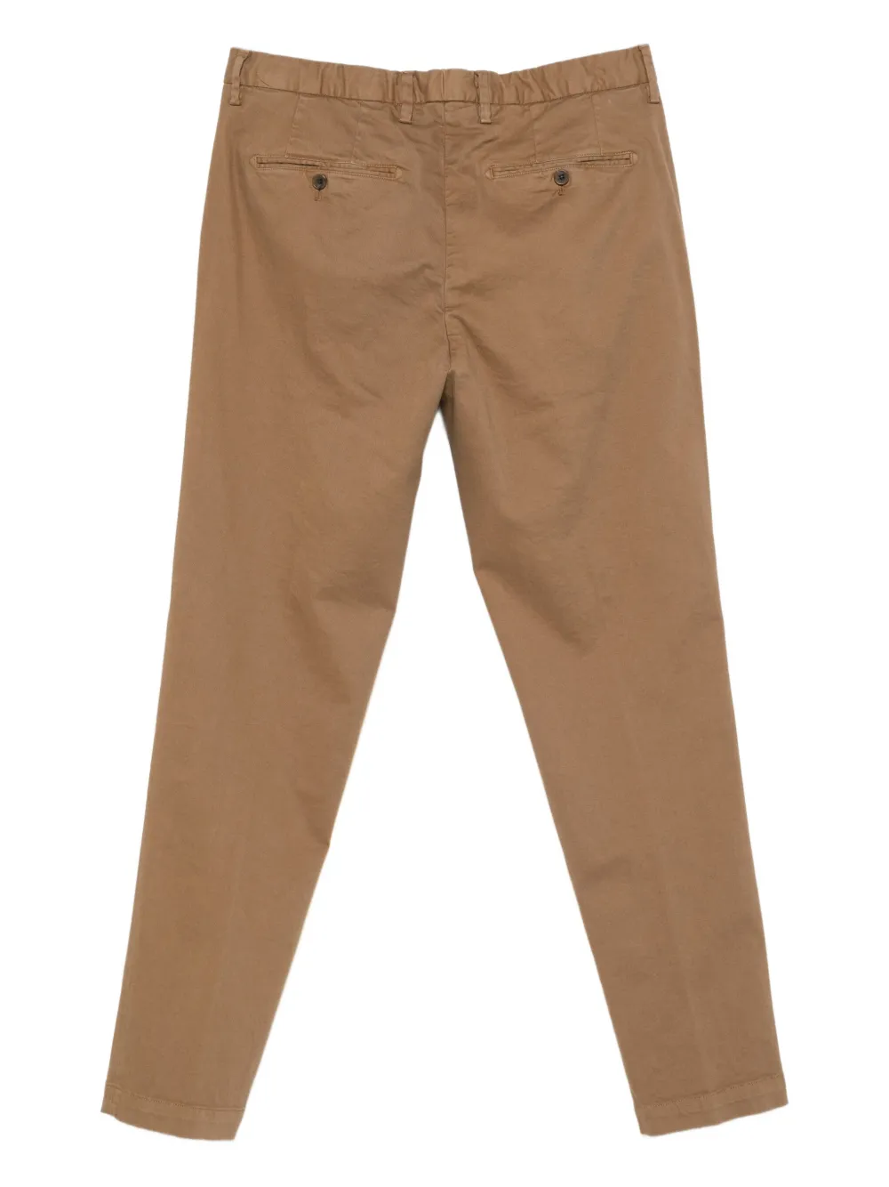 Myths Broek met geplooide voorkant - Bruin