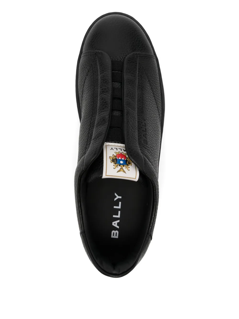 Bally Retro Crest Sneakers In Black