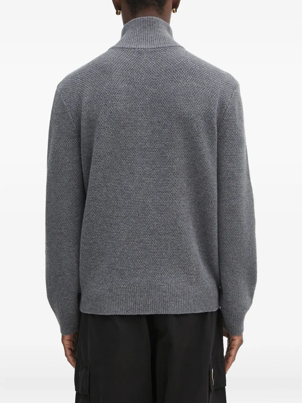 A.P.C. Kabelgebreide trui Grijs