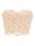 Ermanno Scervino lace corset top - Brown