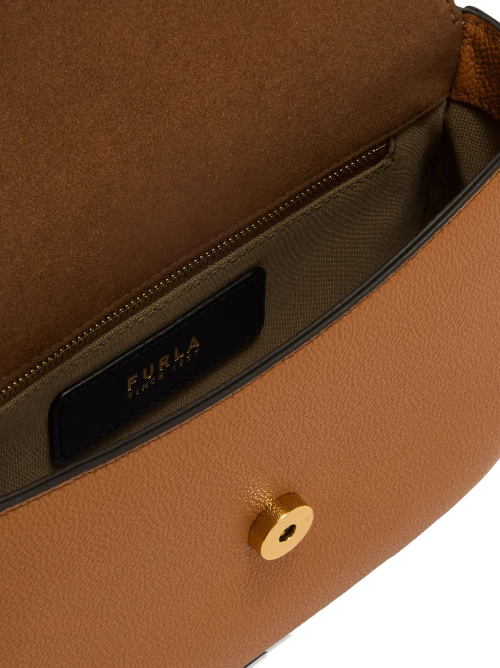 Furla Small Moonlight Cross Body Bag In Brown
