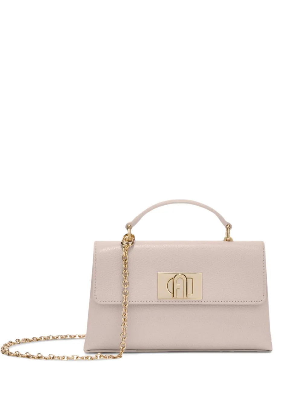 Furla Mini Top-handle Chain Bag In Pink