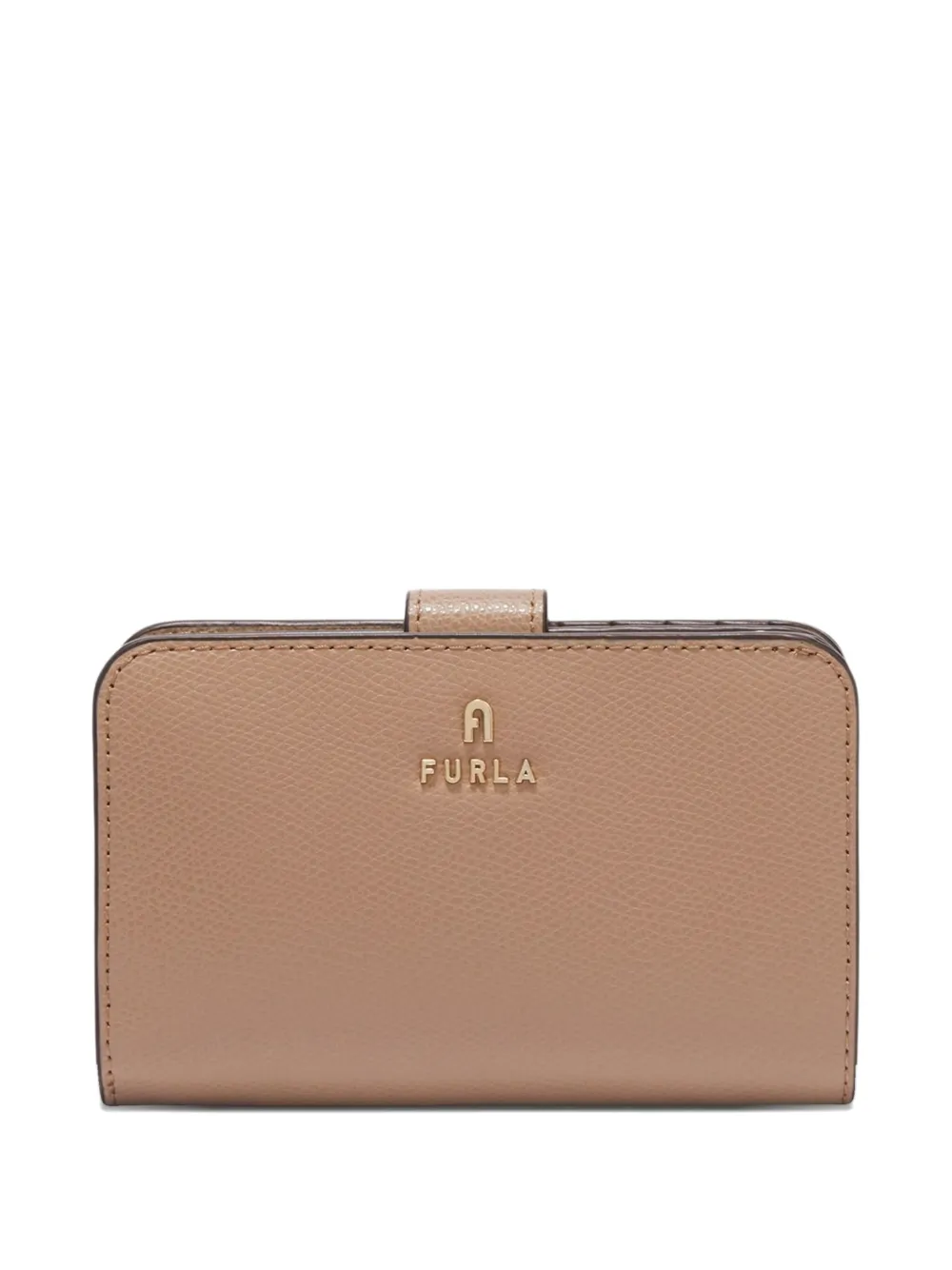 Furla Medium Camelia leren portemonnee met omslag Beige