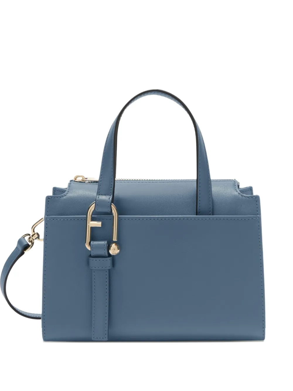 Furla small Nuvola Boston tote bag - Blue