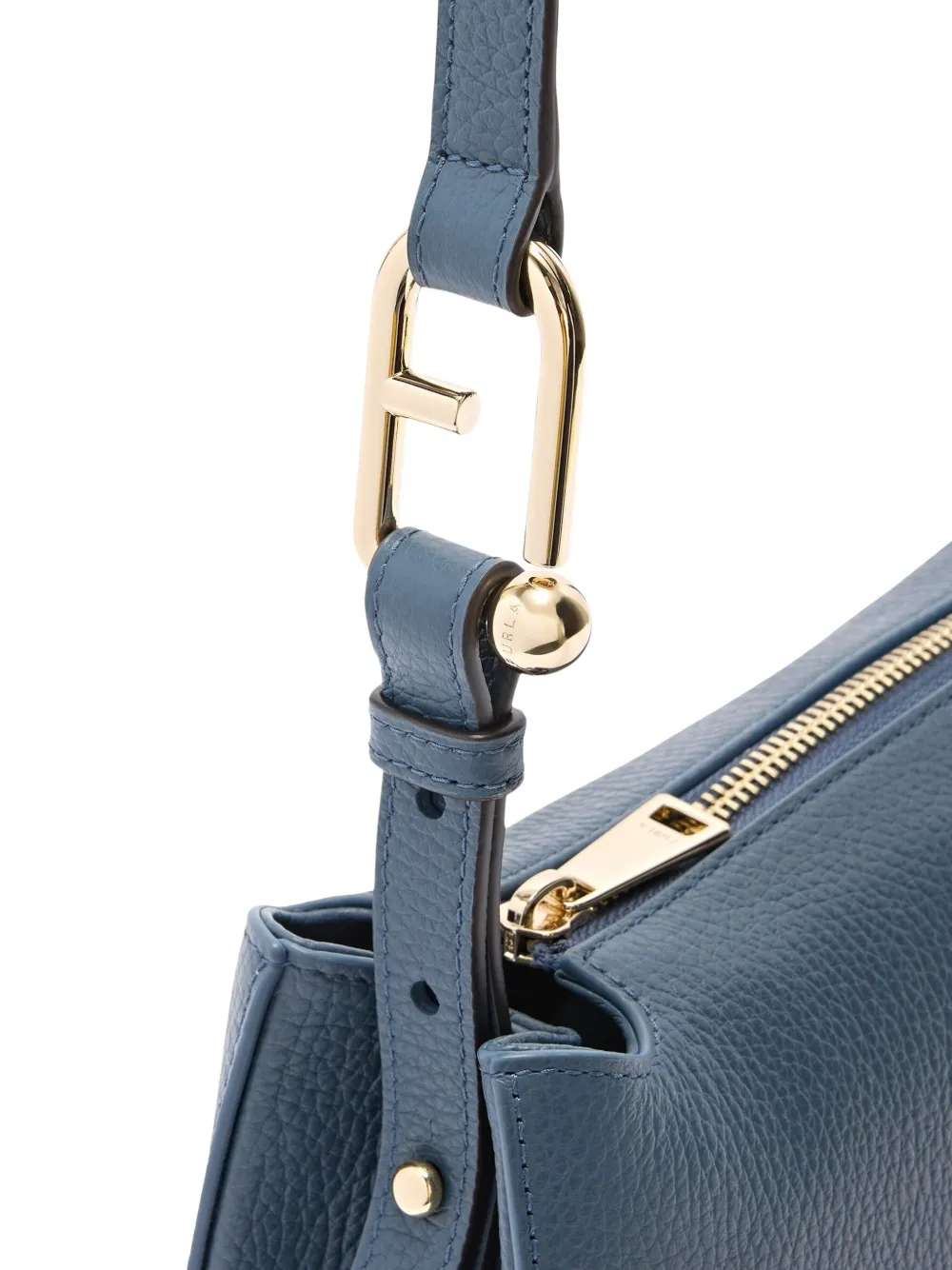 Furla Nuvola S Zip-top Flap Satchel In Blue