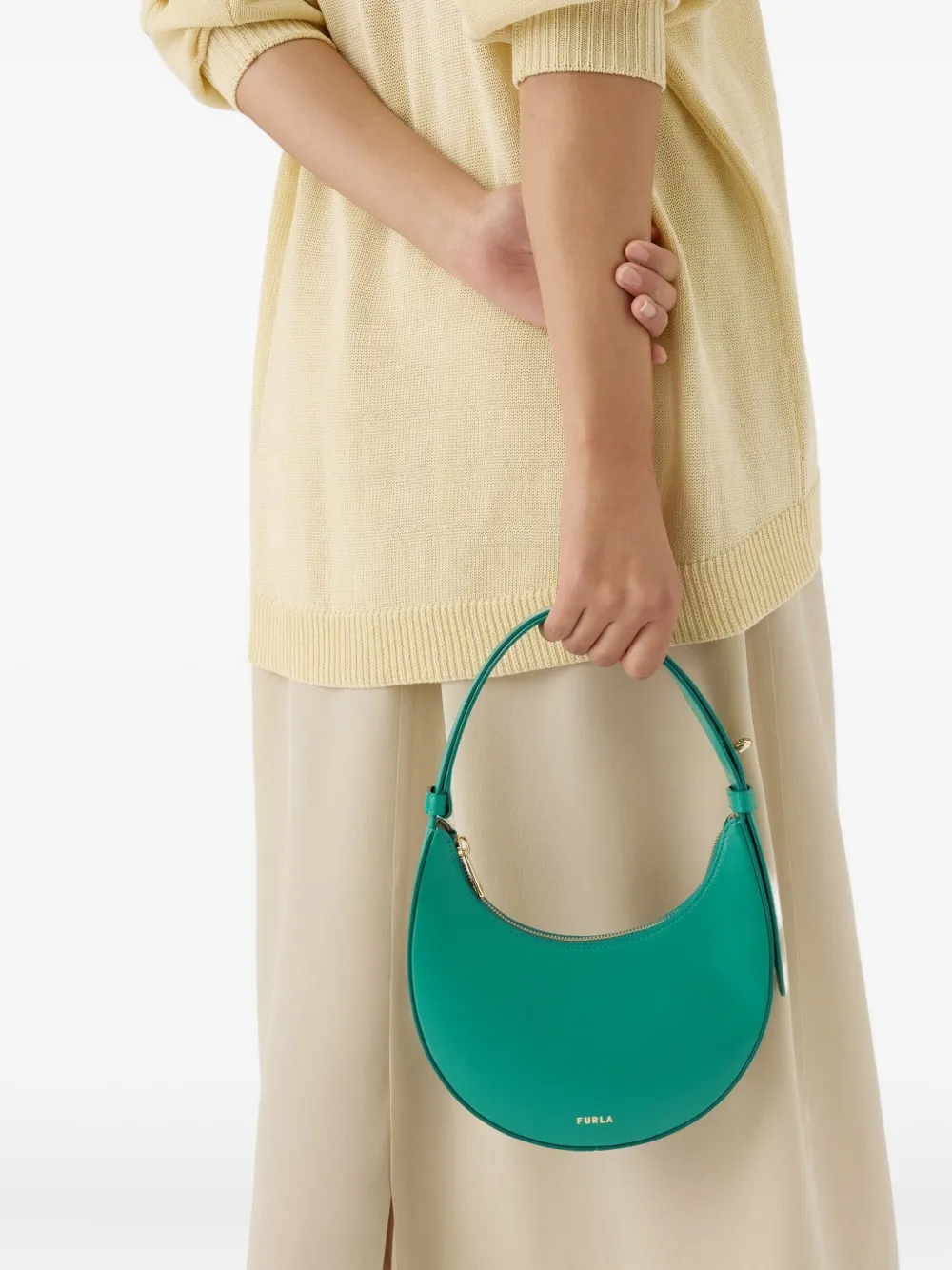 Crescent Top-Handle Bag