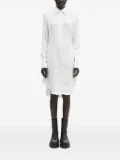 Wales Bonner high-low shirt mini dress - White