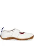 Wales Bonner leather strap ballet flats - White