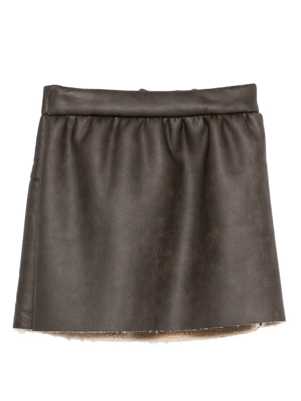 Douuod Kids elastic-waistband skirt Bruin