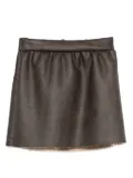 Douuod Kids elastic-waistband skirt - Brown