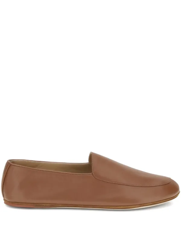 Loro Piana Anton Walk Loafers in Brown