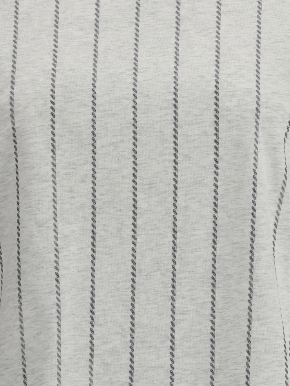 Brunello Cucinelli pinstripe short-sleeve T-shirt Grijs