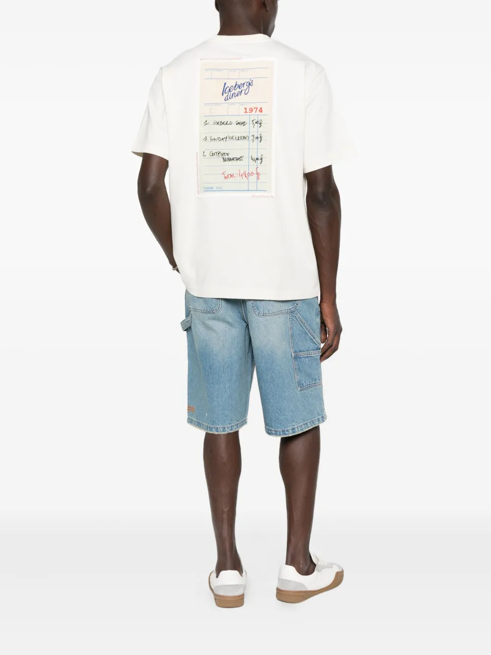 Iceberg T-shirt met geborduurd logo - Wit