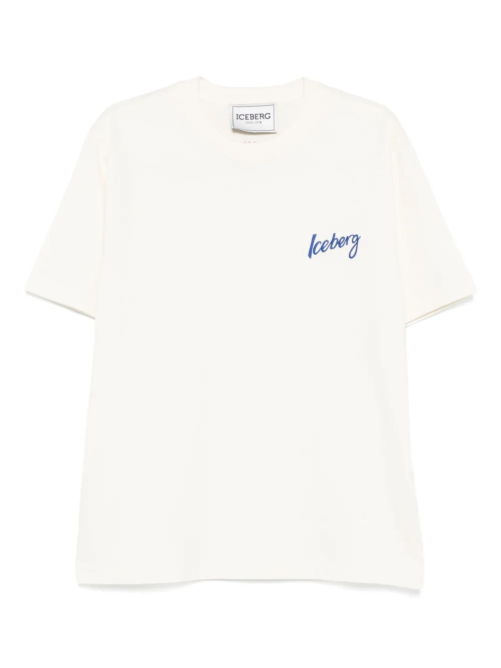Iceberg T-shirt met geborduurd logo Wit