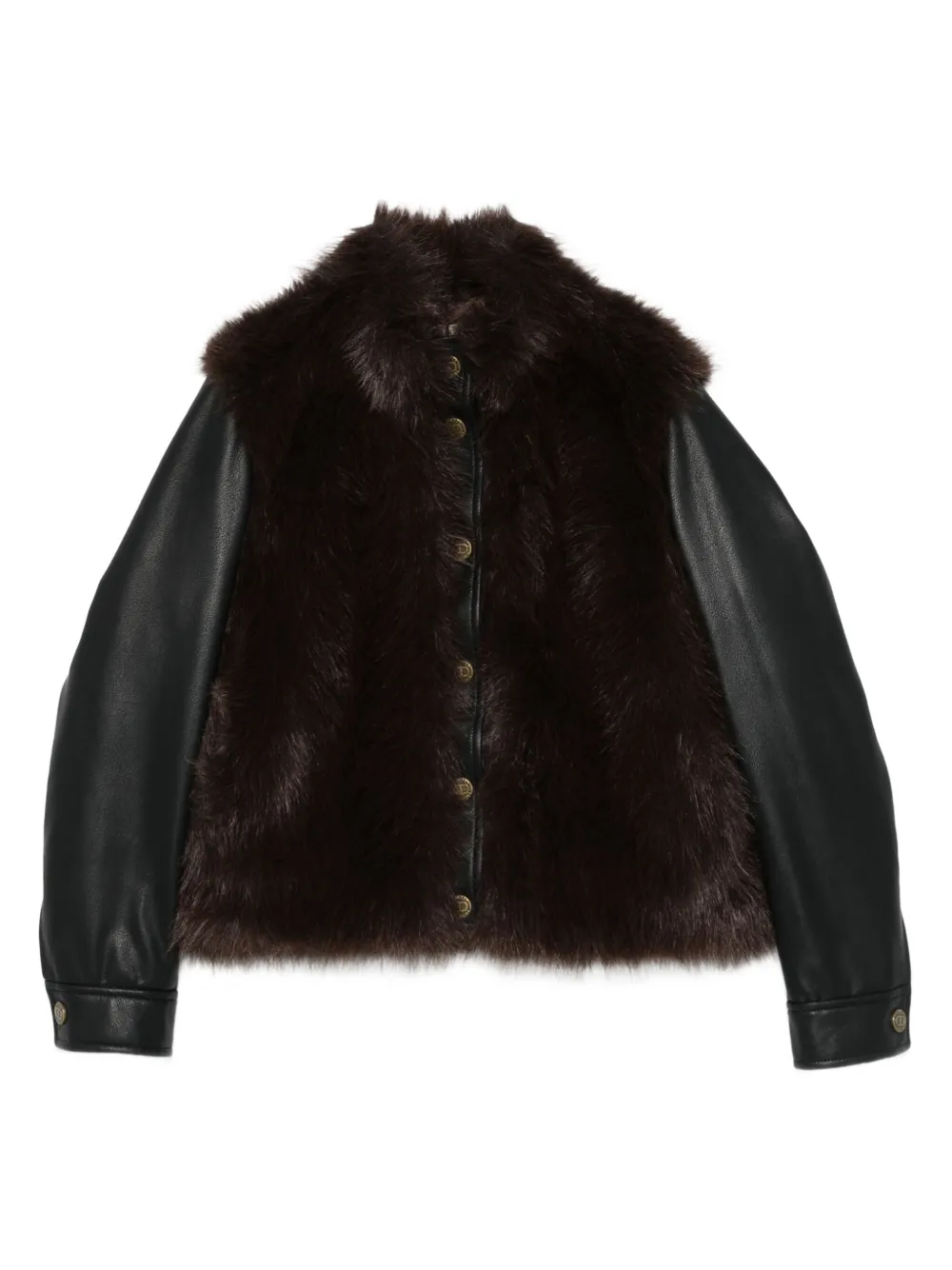 TWINSET panelled-design long-sleeve jacket | Black | Image 1