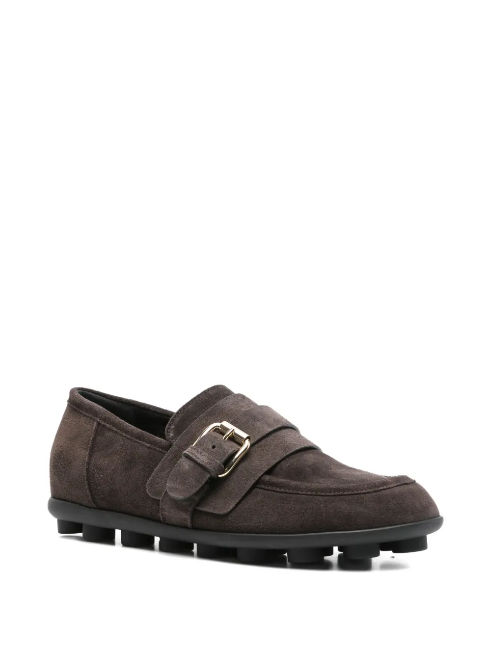 AGL Loafers met gesp - Bruin